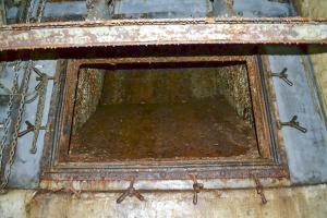 Ligne Maginot - ROCHONVILLERS - A8 - (Ouvrage d'artillerie) - Bloc 5
En pied du bloc, local de récupération des douilles usagées