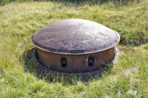 Ligne Maginot - ROCHONVILLERS - A8 - (Ouvrage d'artillerie) - Bloc 6
Tourelle de 135 
