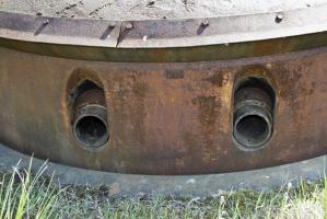 Ligne Maginot - ROCHONVILLERS - A8 - (Ouvrage d'artillerie) - Bloc 6
Tourelle de 135