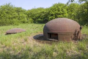 Ligne Maginot - ROCHONVILLERS - A8 - (Ouvrage d'artillerie) - Bloc 6
Cloche GFM et tourelle de 135