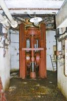 Ligne Maginot - ROCHONVILLERS - A8 - (Ouvrage d'artillerie) - Bloc 6
Tourelle de 135 
L'étage inférieur du bloc; le balancier de la tourelle