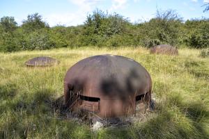 Ligne Maginot - ROCHONVILLERS - A8 - (Ouvrage d'artillerie) - Bloc 7
Cloche GFM type A et tourelle de 135