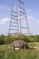Ligne Maginot - ROCHONVILLERS - A8 - (Ouvrage d'artillerie) - Bloc 8
L'une des deux cloches GFM recouverte d'une structure métallique récente