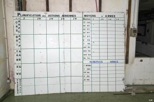 Ligne Maginot - ROCHONVILLERS - A8 - (Ouvrage d'artillerie) - Les aménagements du PC Guerre
Tableau