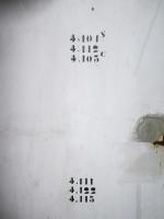 Ligne Maginot - COL DE GARDE (G) - EO10 - (Abri actif) - Bloc 4
Chambrée officiers
Numéros, matricules.