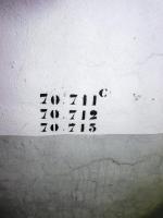 Ligne Maginot - COL DE GARDE (G) - EO10 - (Abri actif) - Numéros, matricules.