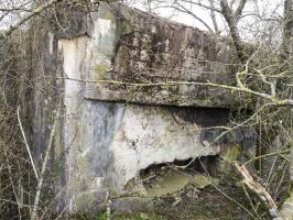 Ligne Maginot - BLANKHECK - (Blockhaus pour arme infanterie) - Une première embrasure de tir.