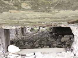 Ligne Maginot - BLANKHECK - (Blockhaus pour arme infanterie) - Une vue par le créneau.