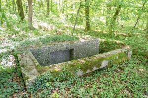Ligne Maginot - LANING 4 - (Cuve pour arme d'infanterie) - Face frontale            