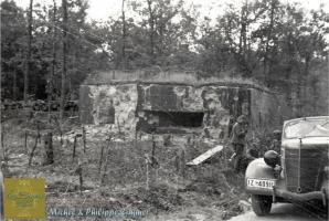 Ligne Maginot - MC1B - HENRIVILLE 3 (AVANT POSTE) - (Blockhaus pour canon) - 