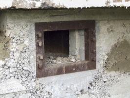 Ligne Maginot - MC07 - STG R - (Casemate d'infanterie - Double) - L'embrasure pour mitrailleuse.