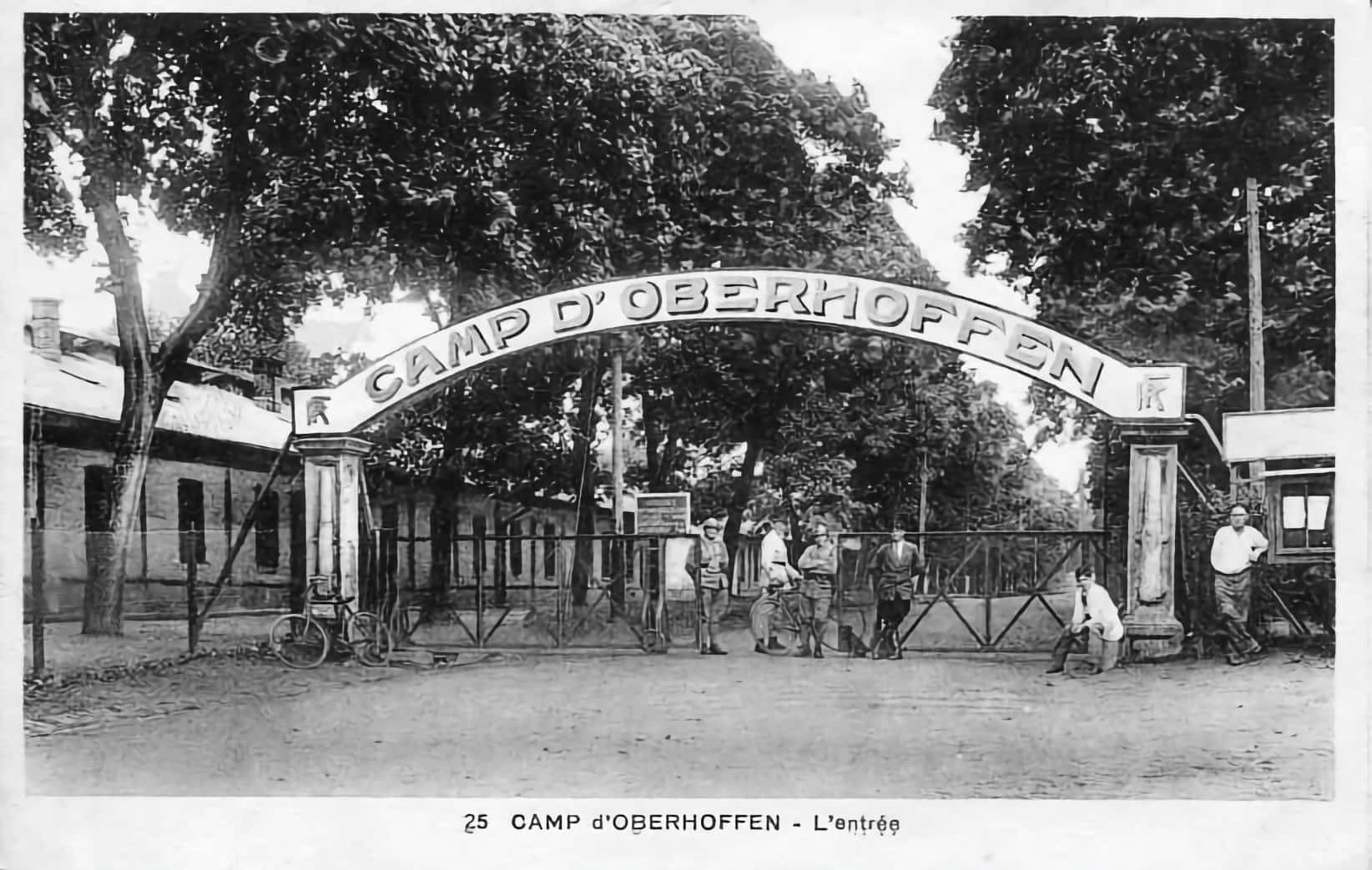 Ligne Maginot - Entrée du camp -  - Ed. Krebs, collection Alain HOHNADEL