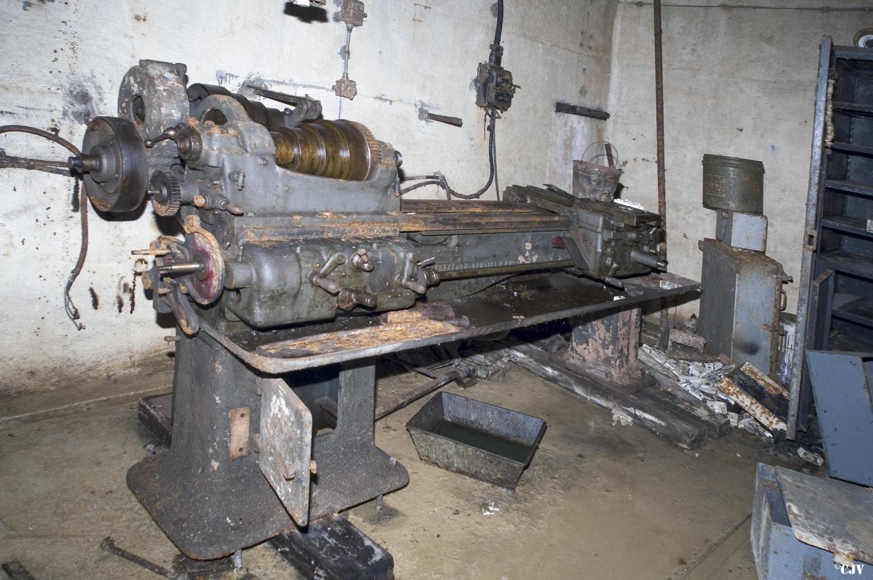 Ligne Maginot - LATIREMONT - A3 - (Ouvrage d'artillerie) - L'atelier
Atelier artillerie