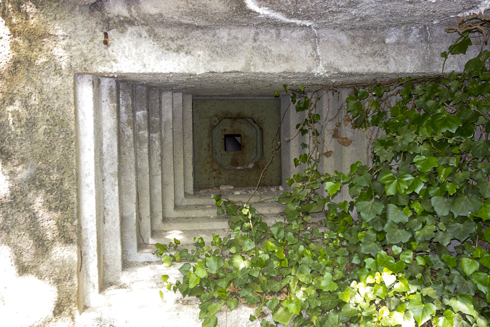 Ligne Maginot - COL DE GARDE (G) - EO10 - (Abri actif) - Bloc 1
Créneau FM de défense rapprochée