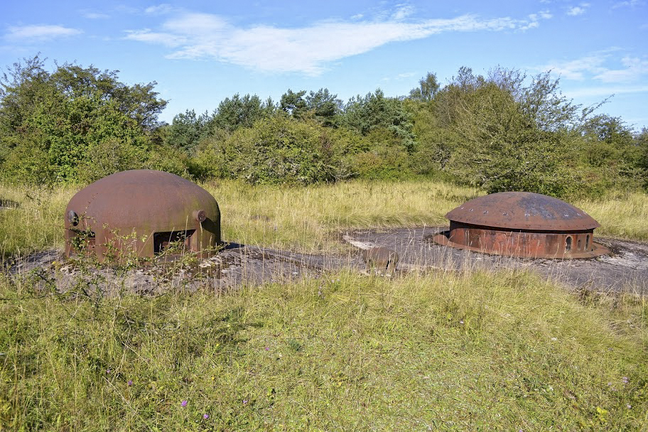 Ligne Maginot - ROCHONVILLERS - A8 - (Ouvrage d'artillerie) - Bloc 3
Tourelle pour deux tubes de 75 R 32 et cloche GFM type A