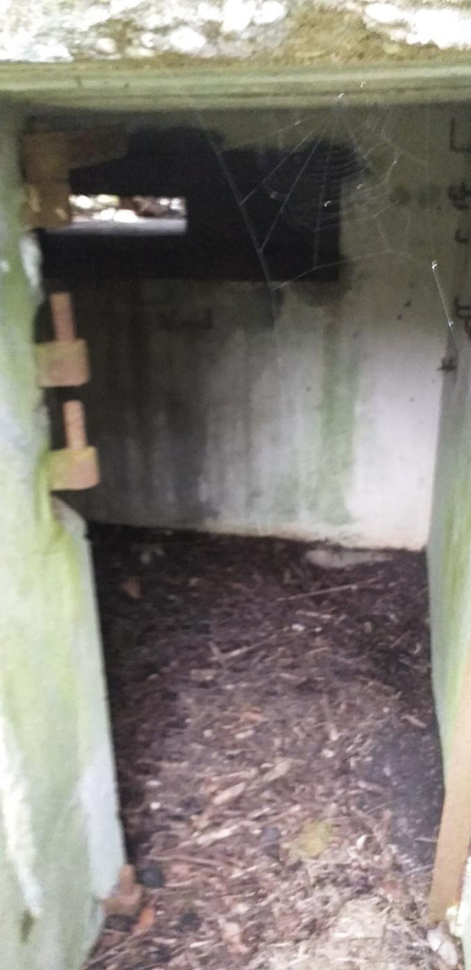 Ligne Maginot - GUEBENHOUSE 3 - (Blockhaus pour arme infanterie) - La porte d'entrée - minich jean michel