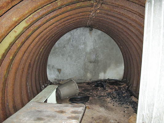 Ligne Maginot - ZEHNAECKER - (PC de Sous-Quartier) - L'intérieur de la seconde alvéole - AALMA - www.lignemaginot.com