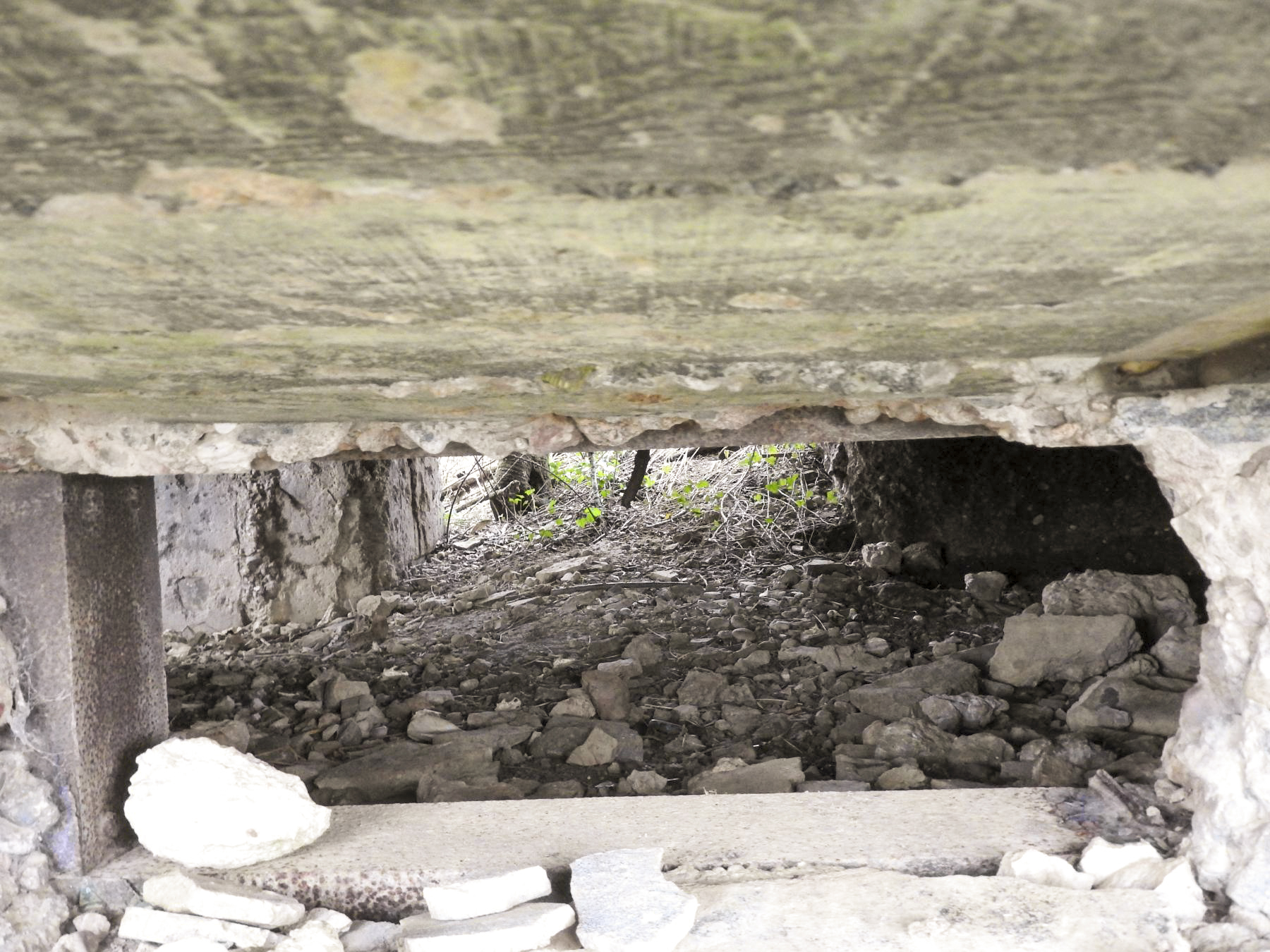 Ligne Maginot - BLANKHECK - (Blockhaus pour arme infanterie) - Une vue par le créneau. - STENGER Mathieu