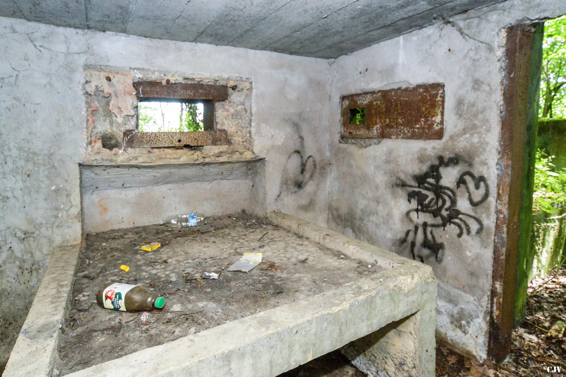 Ligne Maginot - LANING 6 - (Blockhaus pour arme infanterie) - L'intérieur