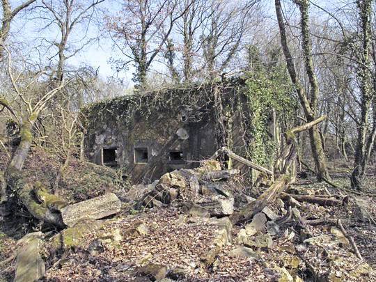 Ligne Maginot - LIXING - (Stand de tir) - Le bâtiment 'pas de tir' - AALMA - www.lignemaginot.com