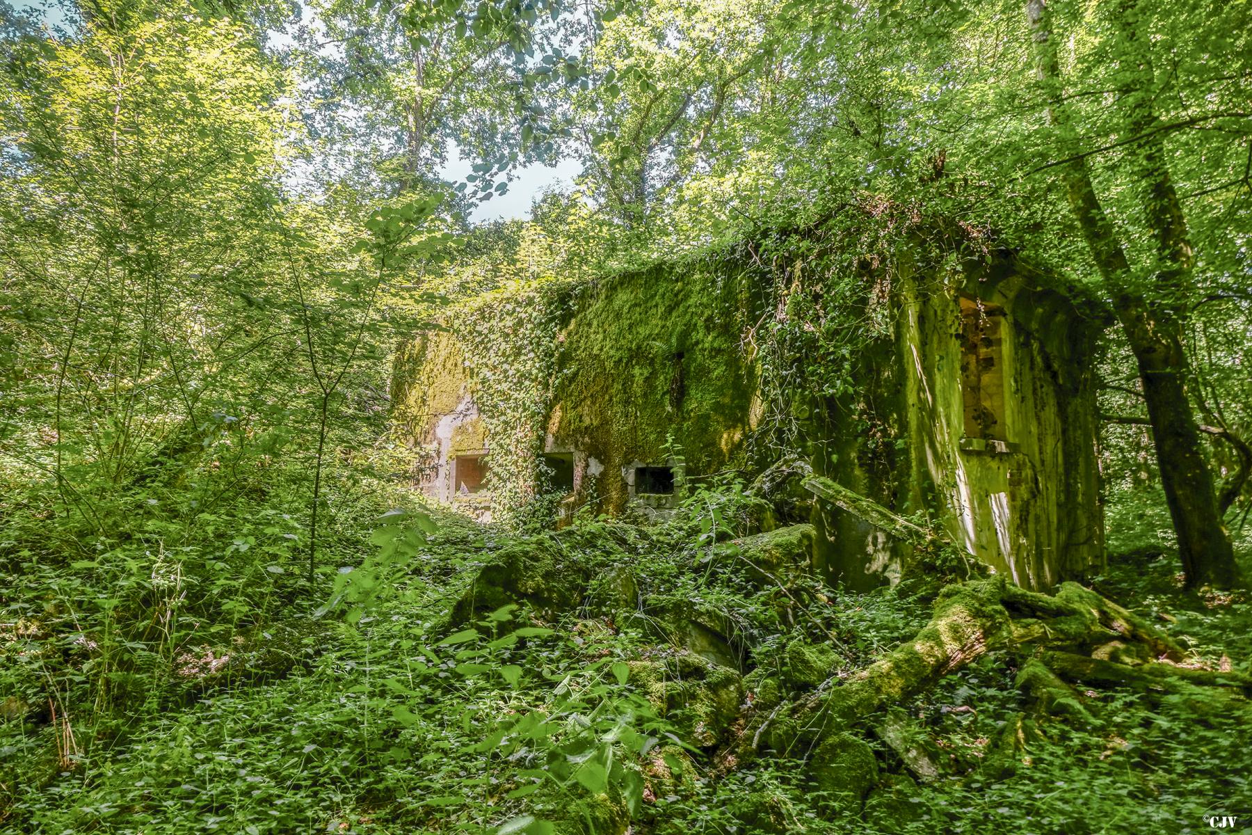 Ligne Maginot - LIXING - (Stand de tir) - Le bâtiment 'pas de tir' - Lia VERMEULEN