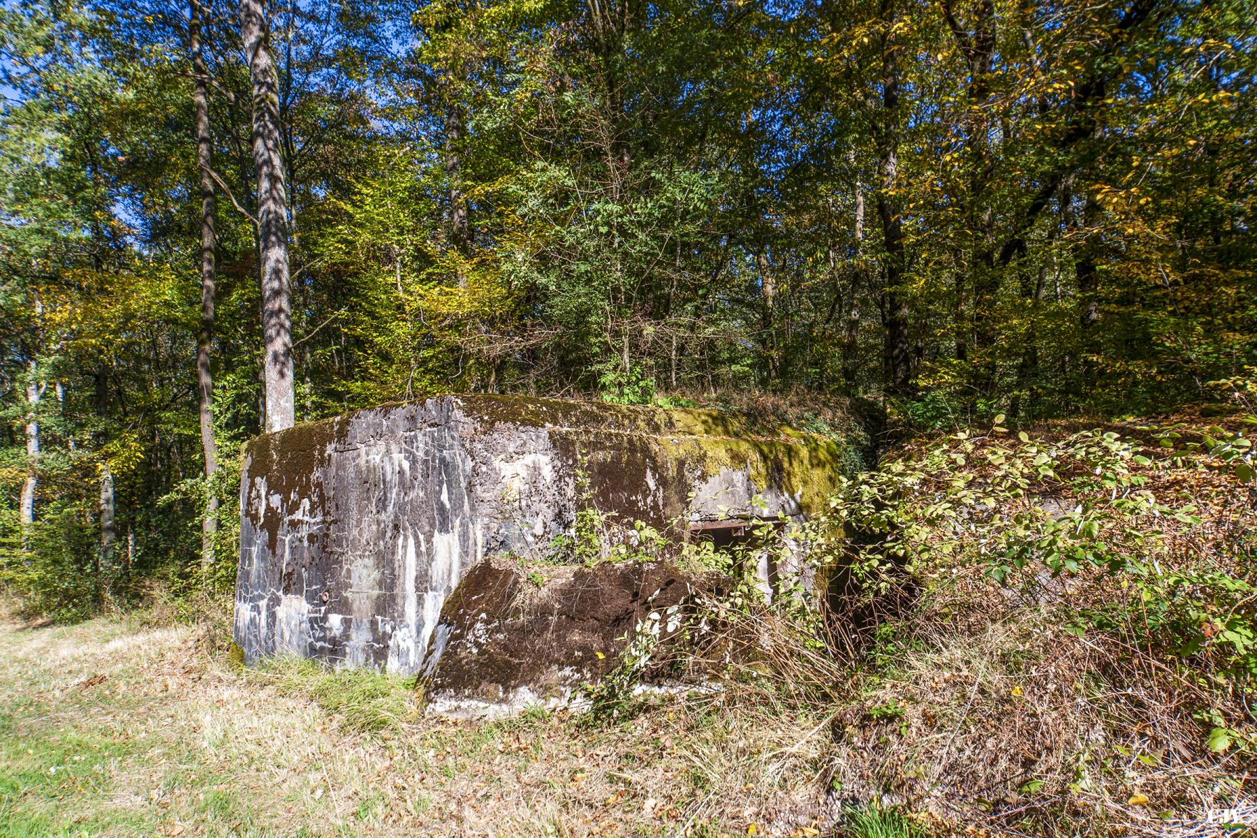 Ligne Maginot - MC1B - HENRIVILLE 3 (AVANT POSTE) - (Blockhaus pour canon) - 