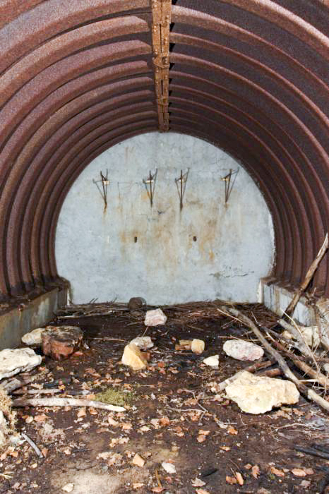 Ligne Maginot - FOND LOLIETTE - (PC) - Vue d'une des alvéoles. L'intérieur est, classiquement, désormais vide de tout équipement.