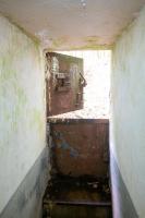 Ligne Maginot - HOCHWALD HAUT AVANT - BLOC 20 - O7 - (Observatoire d'artillerie) - Vue intérieure de la porte blindée ex-allemande
