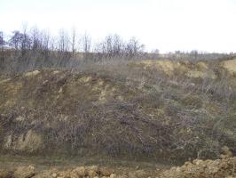 Ligne Maginot - PLAN - (Casemate d'infanterie - Simple) - Le blockhaus complètement merlonné.
2011