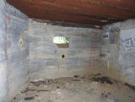 Ligne Maginot - PLAN - (Casemate d'infanterie - Simple) - La chambre de tir du canon anti-char.