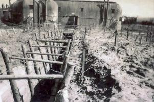 Ligne Maginot - OBERROEDERN SUD - RIEFFEL - (Casemate d'infanterie - Double) - La casemate et le réseau de tranchées menant vers le PA Roland.
C'est par là que se sont infiltrés les allemands