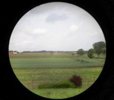 Ligne Maginot - OBERROEDERN SUD - RIEFFEL - (Casemate d'infanterie - Double) - Vue depuis le périscope