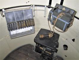 Ligne Maginot - OBERROEDERN SUD - RIEFFEL - (Casemate d'infanterie - Double) - Casier pour les munitions du FM et téléphone