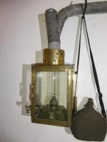 Ligne Maginot - OBERROEDERN SUD - RIEFFEL - (Casemate d'infanterie - Double) - Lampe à pétrole avec au dessus le fumivore pour l'évacuation des fumées