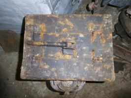 Ligne Maginot - HATTEN - O1 - (Observatoire d'artillerie) - Volet obturateur pour créneau de cloche GFM de type A en temps de paix