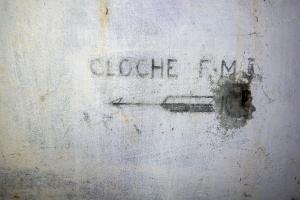 Ligne Maginot - ASCHBACH OUEST - (Casemate d'infanterie - Simple) - Inscription 'cloche FM'
