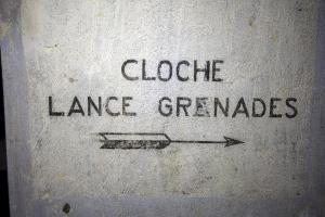 Ligne Maginot - ASCHBACH OUEST - (Casemate d'infanterie - Simple) - Inscription 'cloche lance grenades'