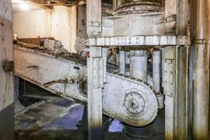 Ligne Maginot - SCHOENENBOURG - (Ouvrage d'artillerie) - Bloc 4
Etage inférieur de la tourelle de 75 et son contrepoids