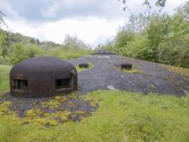 Ligne Maginot - HOCHWALD - (Ouvrage d'artillerie) - Bloc 15
Tourelle de mitrailleuses et cloche GFM