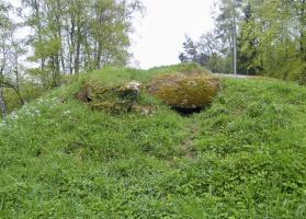 Ligne Maginot - PFAFFENSCHLICK SUD - (Blockhaus pour arme infanterie) - L'entrée du blockhaus, remblayée
