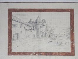 Ligne Maginot - LEMBACH - (Camp de sureté) - Peinture murale