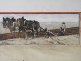 Ligne Maginot - LEMBACH - (Camp de sureté) - Peinture murale
Paysan