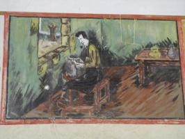 Ligne Maginot - LEMBACH - (Camp de sureté) - Peinture murale
Potier