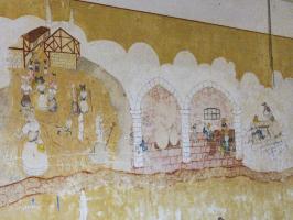 Ligne Maginot - LEMBACH - (Camp de sureté) - Fresque comique 'les alsaciennes'