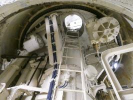 Ligne Maginot - FOUR A CHAUX - FAC - (Ouvrage d'artillerie) - 
Bloc 2
Echelle d'accès à la chambre de tir de la tourelle de 75/32