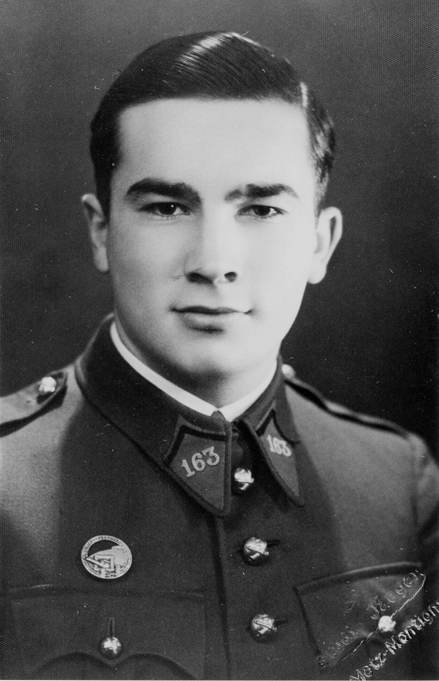 Ligne Maginot - 163° Régiment d'Artillerie de Position (163° RAP) - Portrait d'un artilleur du 163° RAP