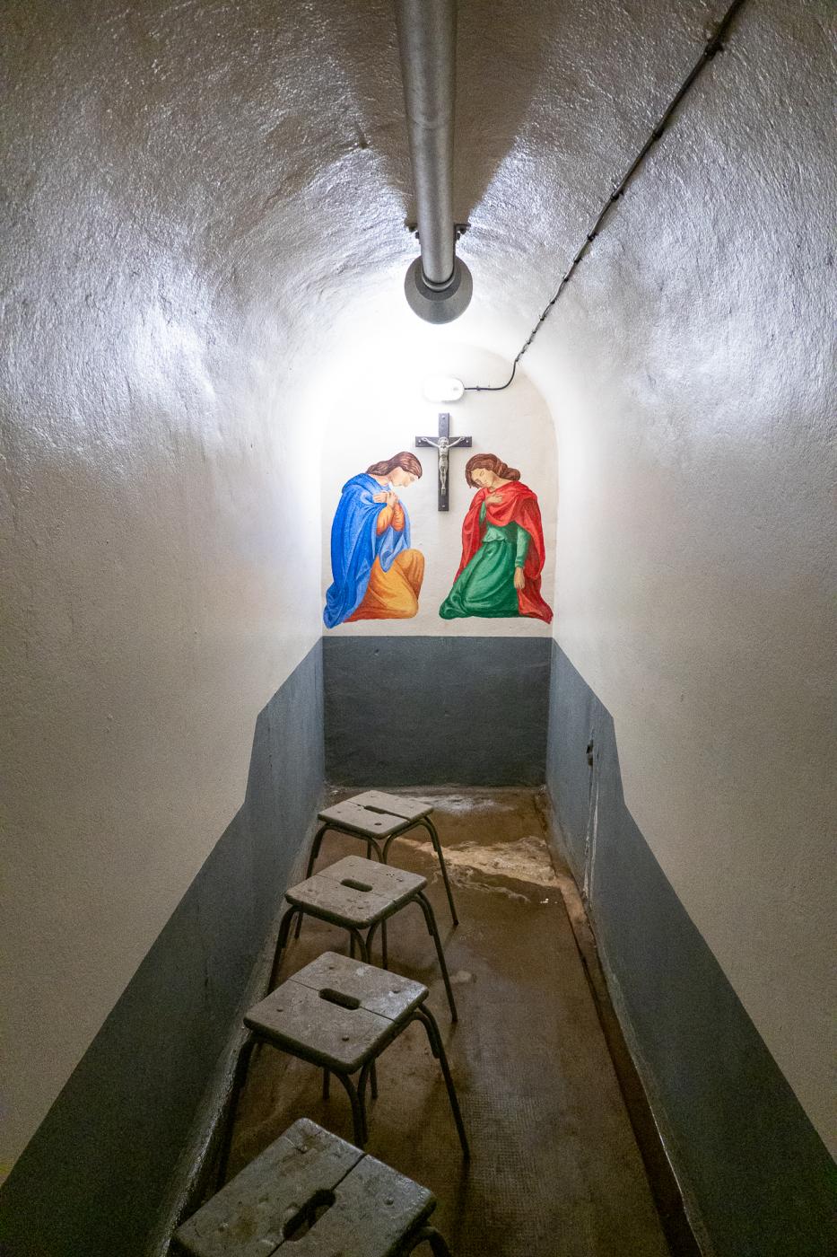 Ligne Maginot - SCHOENENBOURG - (Ouvrage d'artillerie) - Casernement
Chapelle - Michel Teiten