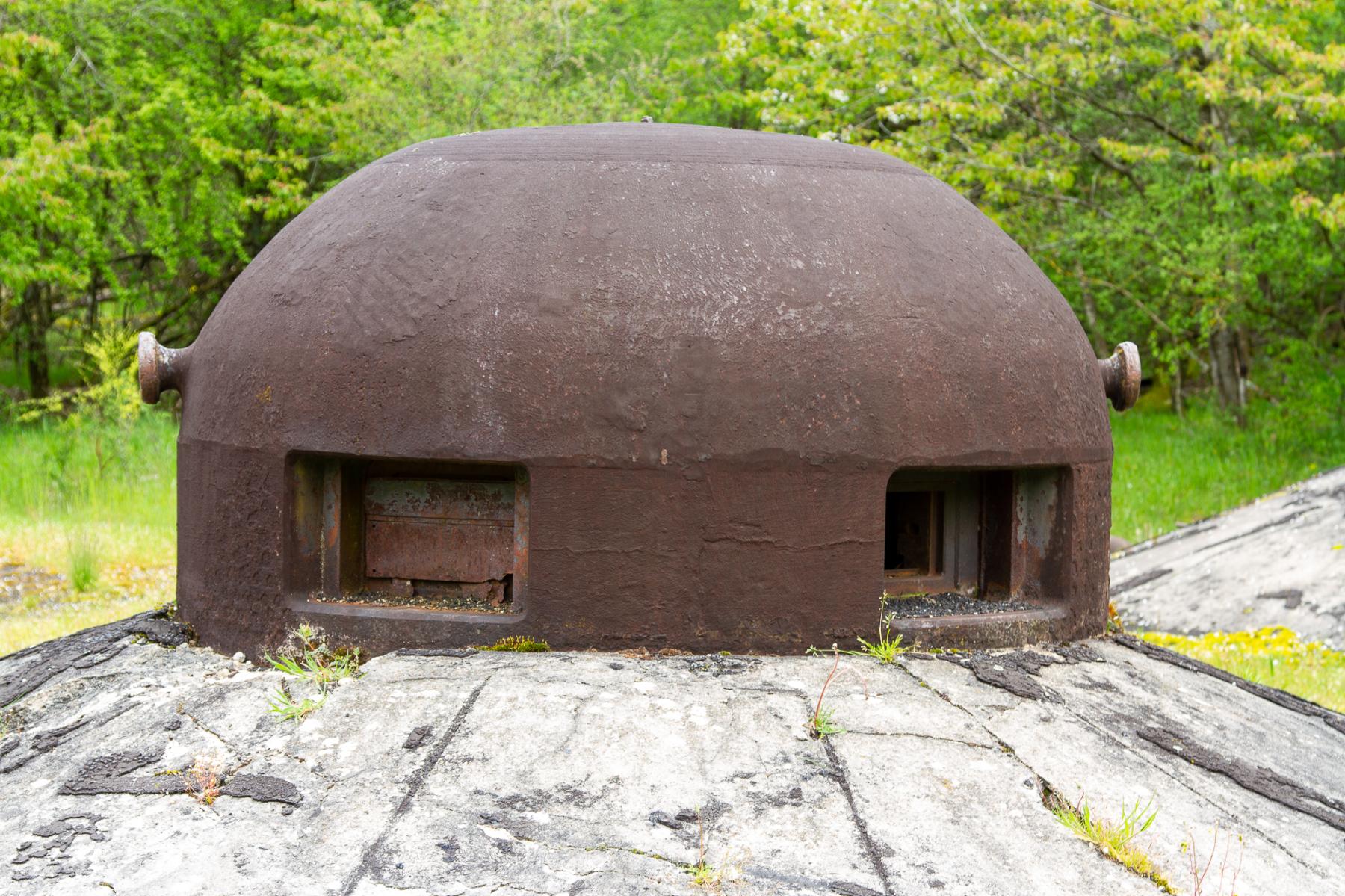 Ligne Maginot - HOCHWALD - (Ouvrage d'artillerie) - Bloc 14
Cloche GFM - Michel Teiten
