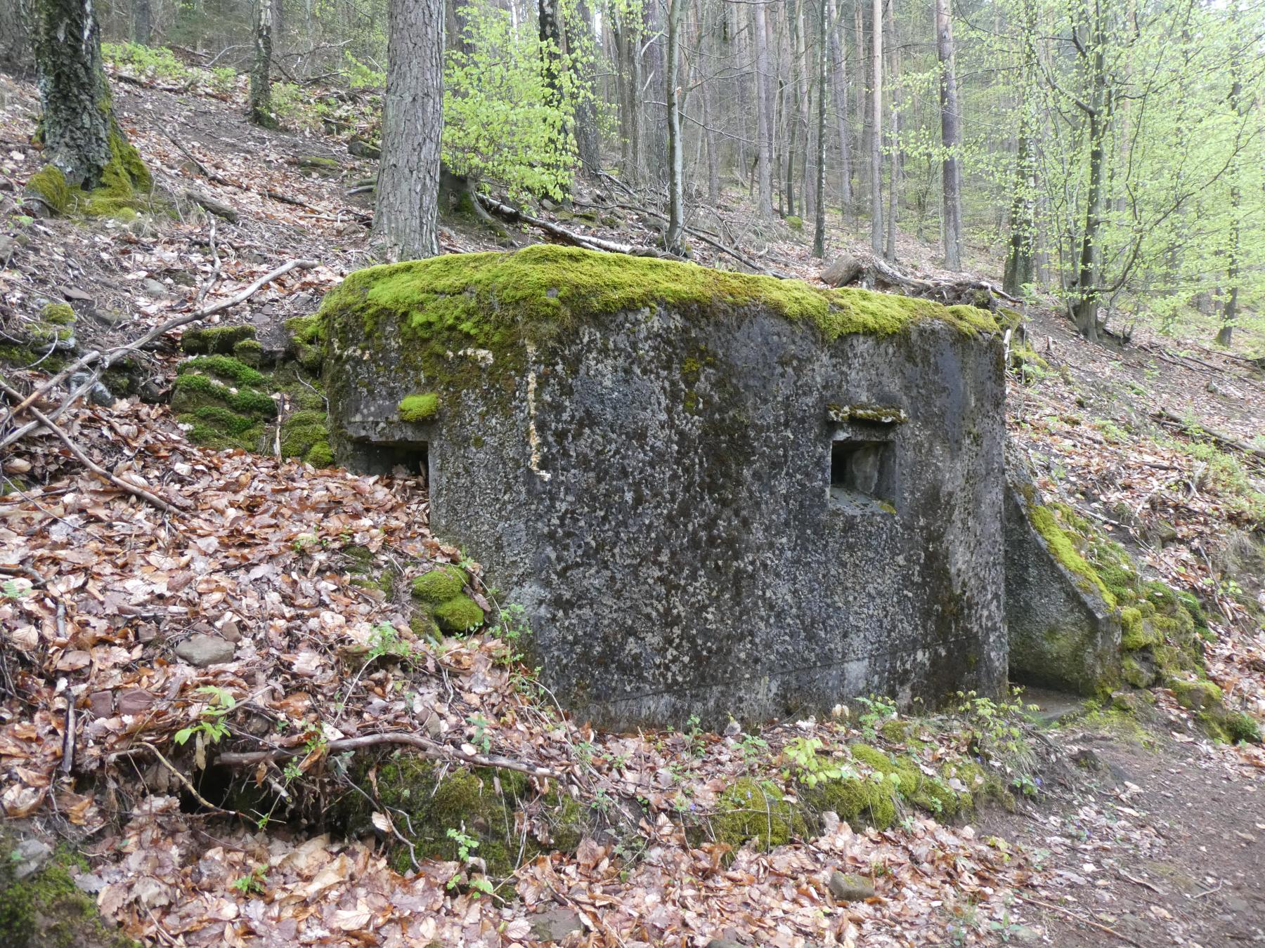 Ligne Maginot - FM78 - BETZENTHAL 5 - (Blockhaus pour arme infanterie) - Créneau frontal et latéral - ELLENA Daniel-CUNY Philippe