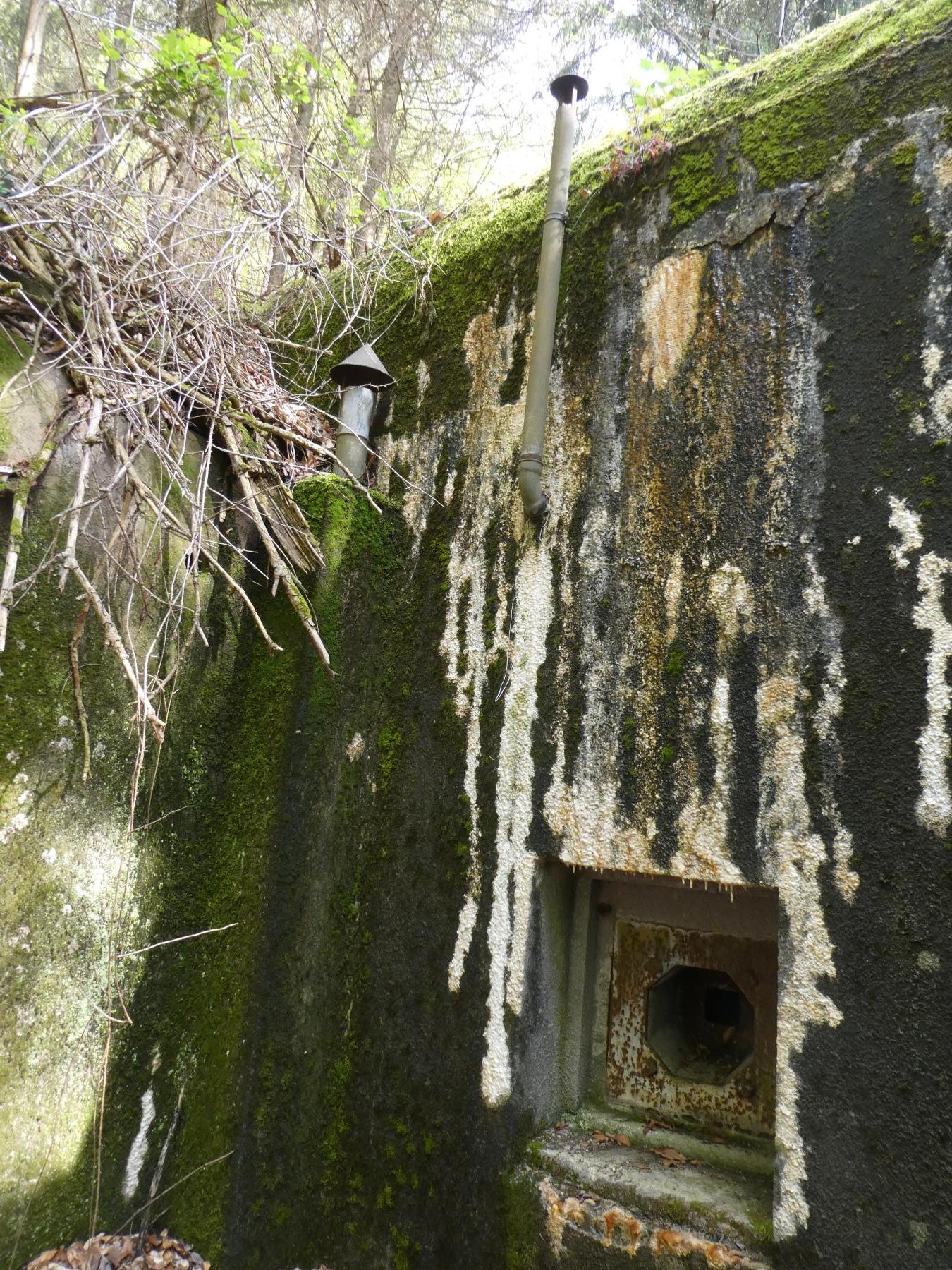 Ligne Maginot - HOCHWALD HAUT AVANT - BLOC 20 - O7 - (Observatoire d'artillerie) - Créneau de défense rapprochée  - ELLENA Daniel-CUNY Philippe